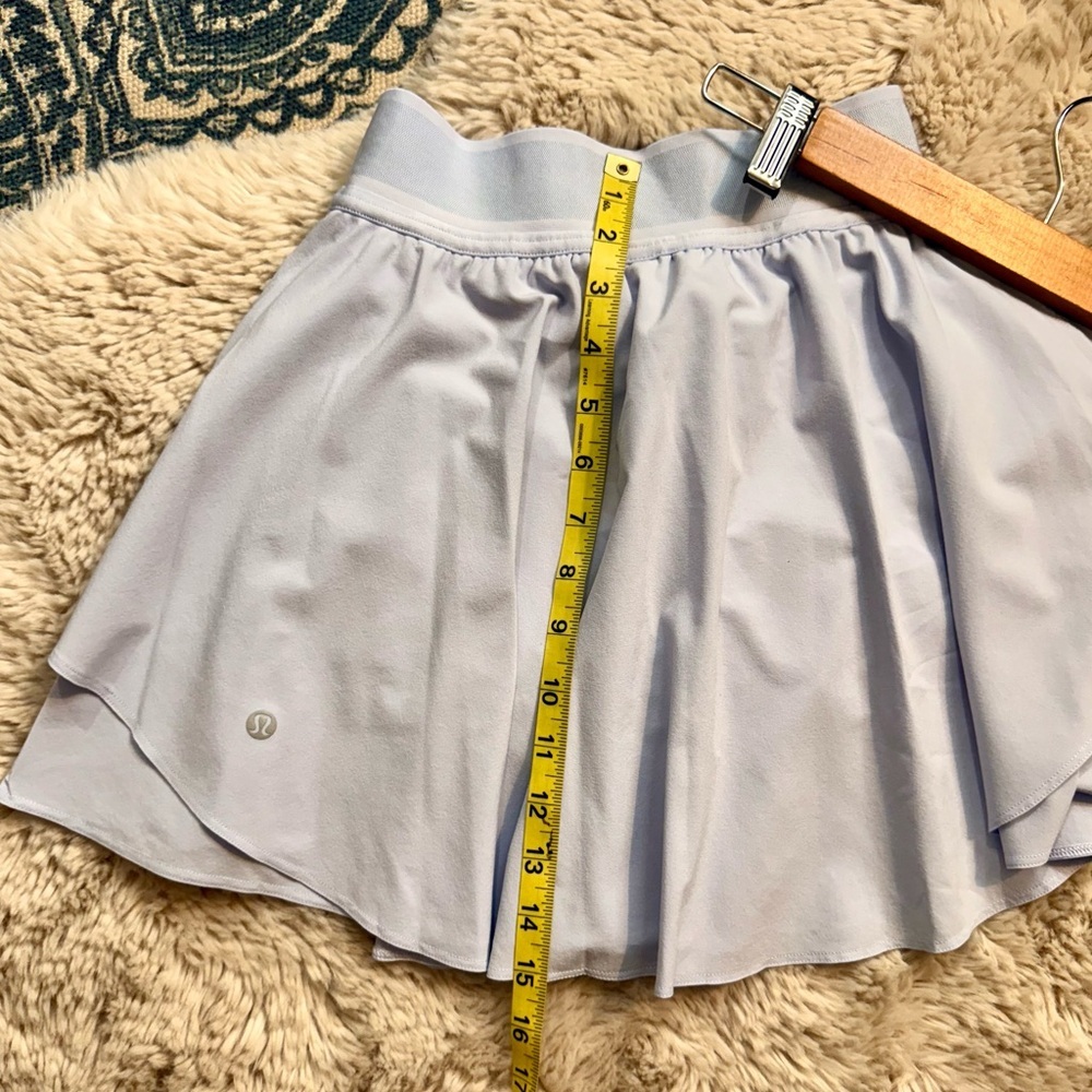 Lululemon Court Rival High Rise Skirt Lilac Smoke Purple Rare Style W8AH4T Sz 2 - Picture 12 of 13